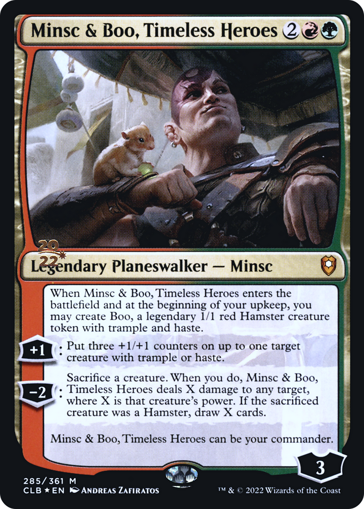 Image of Minsc & Boo, Timeless Heroes (Promo Pack) [The Lost Caverns of Ixalan Promos]
