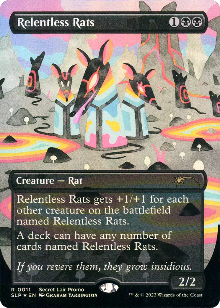 Image of Relentless Rats (0011) [Secret Lair Showdown]