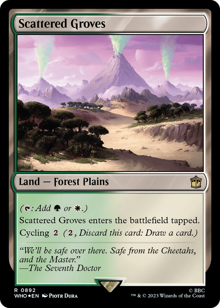 Image of Scattered Groves (Surge Foil) [Doctor Who]