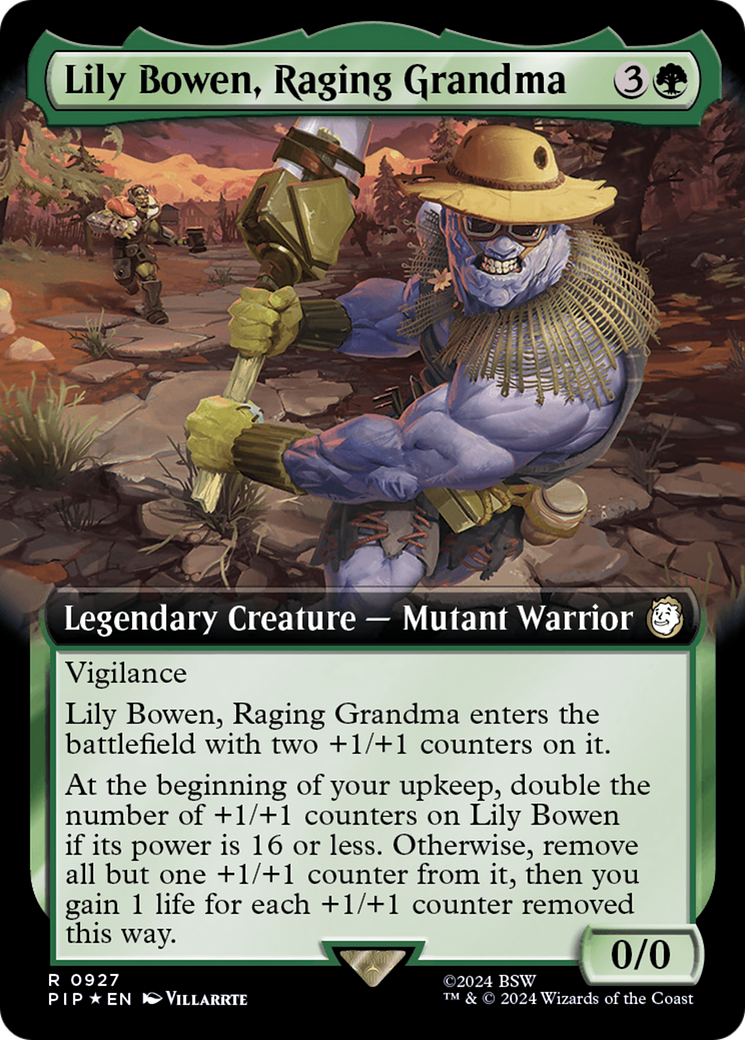 Image of Lily Bowen, Raging Grandma (Extended Art) (Surge Foil) [Fallout]
