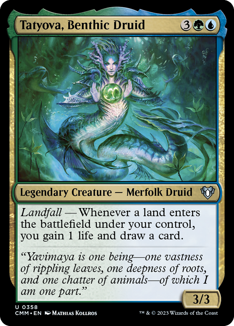Image of Tatyova, Benthic Druid [Commander Masters]