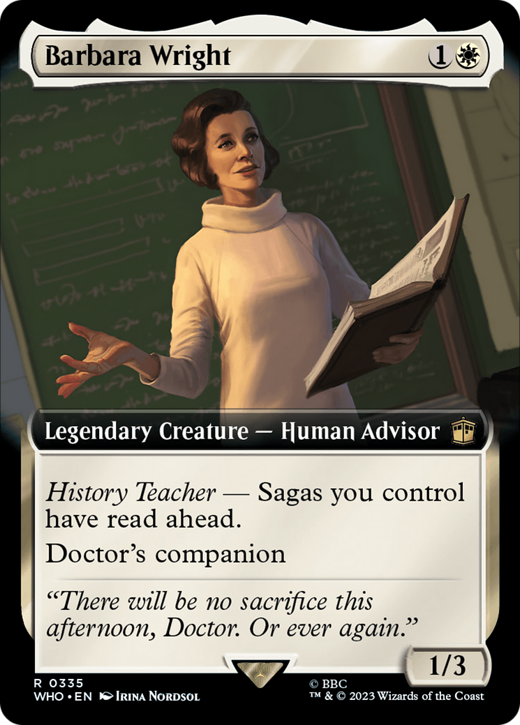 Image of Barbara Wright (Extended Art) [Doctor Who]
