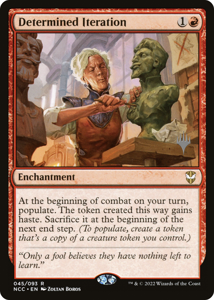 Image of Determined Iteration (Promo Pack) [Streets of New Capenna Commander Promos]