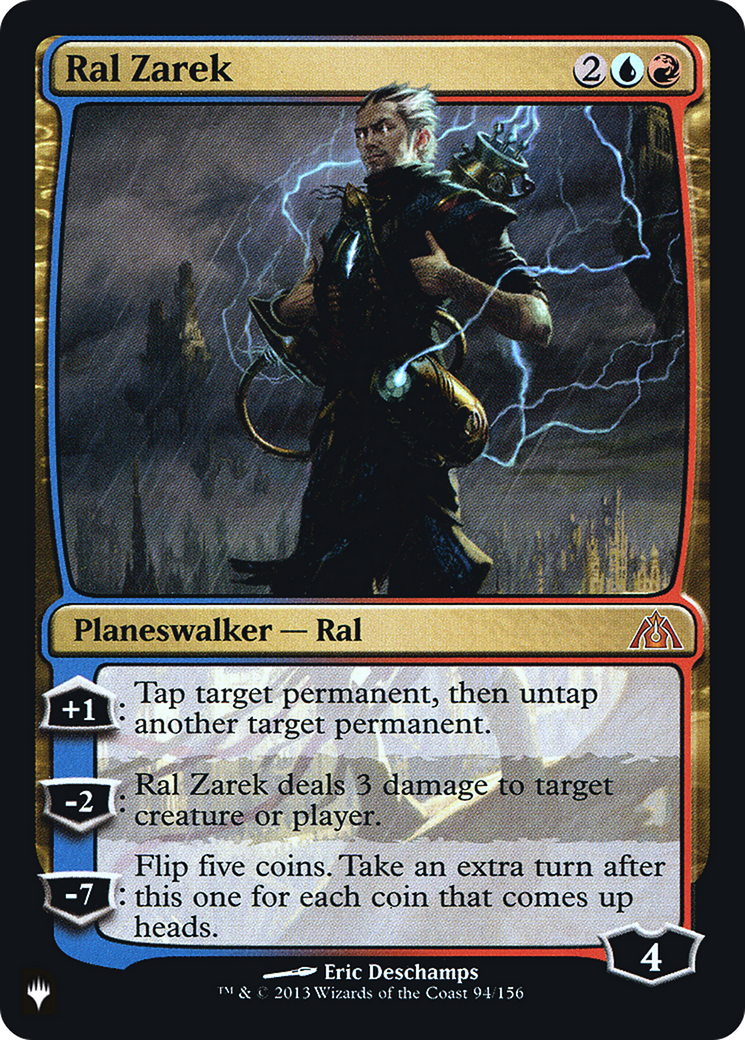 Image of Ral Zarek [Secret Lair: Heads I Win, Tails You Lose]