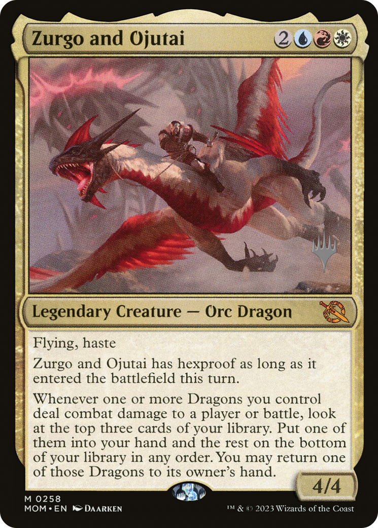 Image of Zurgo and Ojutai (Promo Pack) [March of the Machine Promos]