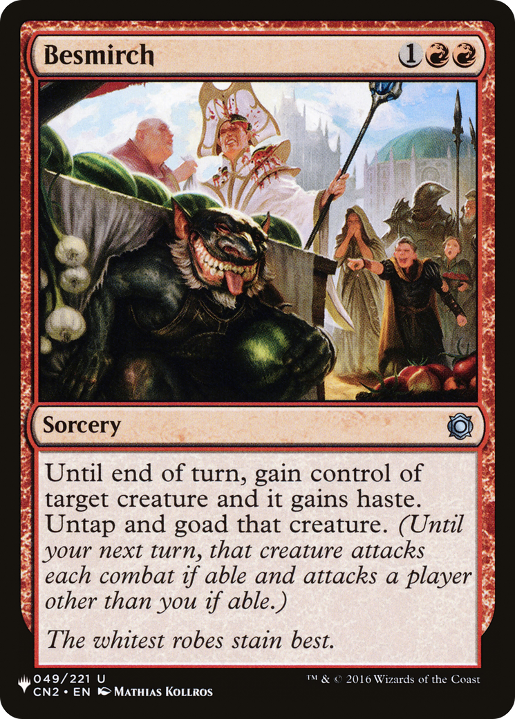 Image of Besmirch [The List]