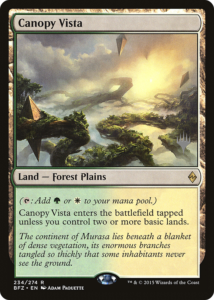 Image of Canopy Vista [Battle for Zendikar Promos]