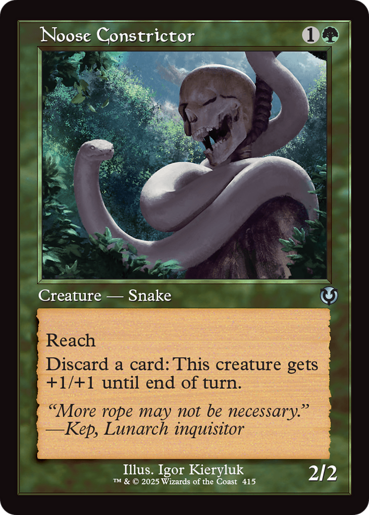 Image of Noose Constrictor (Retro Frame) [Innistrad Remastered]
