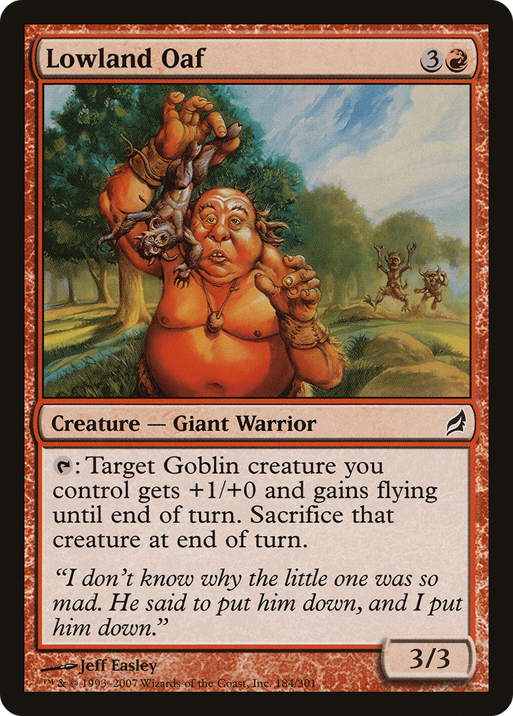 Image of Lowland Oaf [Lorwyn]
