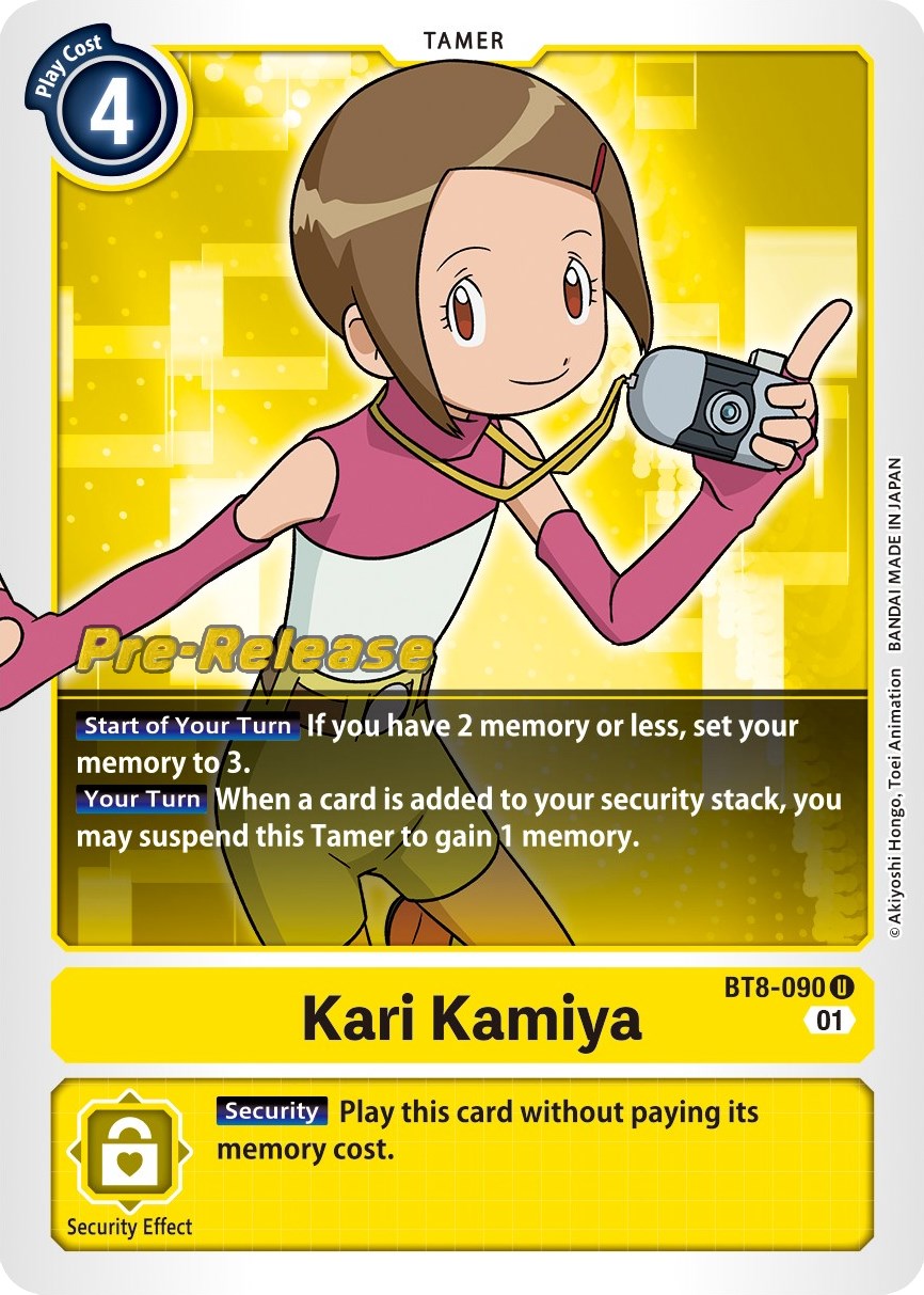 Image of Kari Kamiya [BT8-090] [New Awakening Pre-Release Cards]