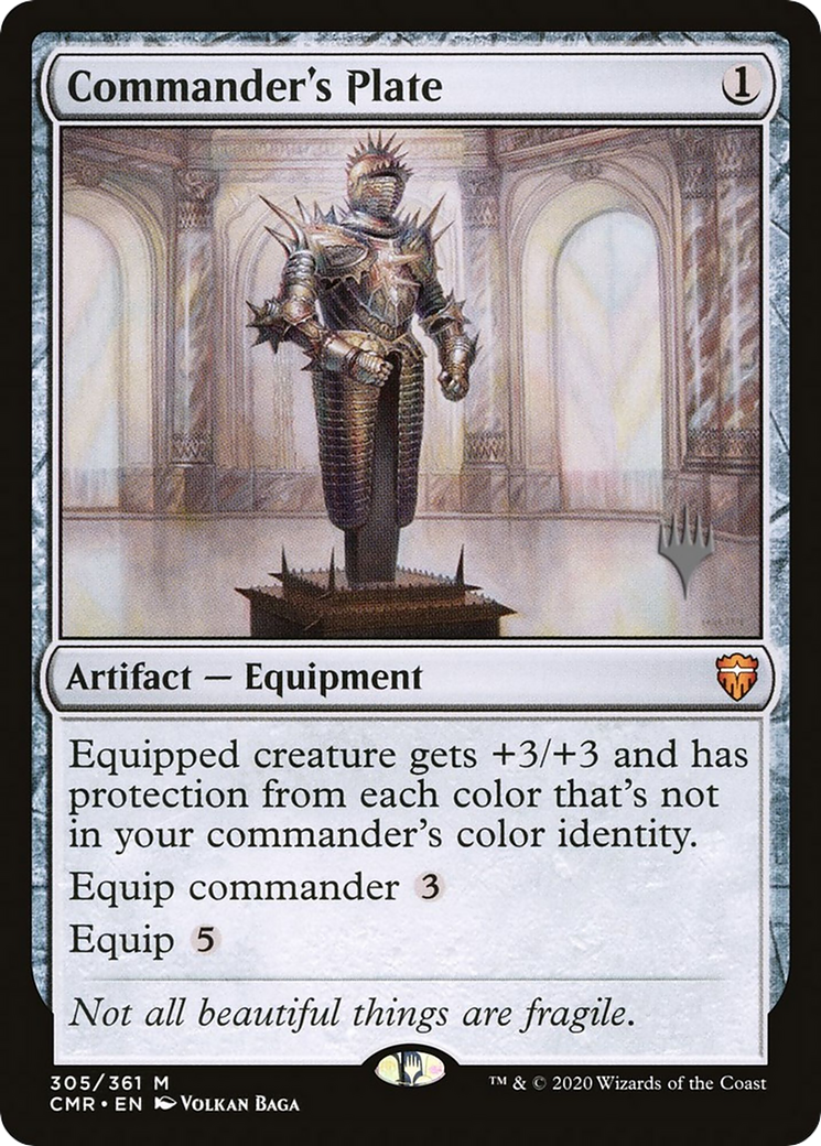 Image of Commander's Plate (Promo Pack) [Murders at Karlov Manor Promos]