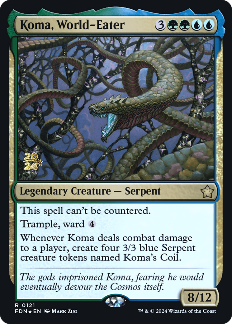 Image of Koma, World-Eater [Foundations Prerelease Promos]