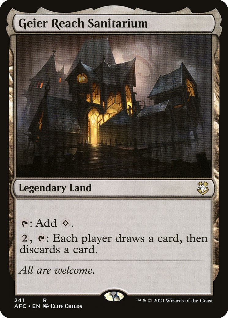 Image of Geier Reach Sanitarium [Dungeons & Dragons: Adventures in the Forgotten Realms Commander]