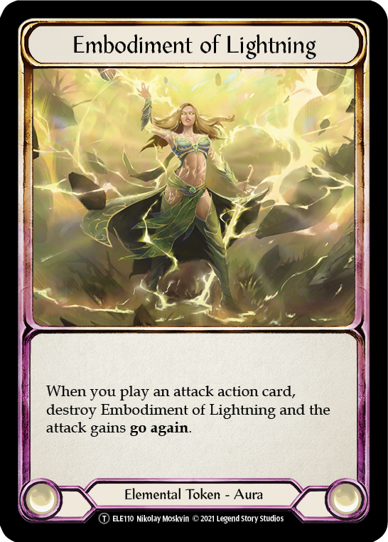 Image of Embodiment of Lightning // Titan's Fist [U-ELE110] (Tales of Aria Unlimited)  Unlimited Normal