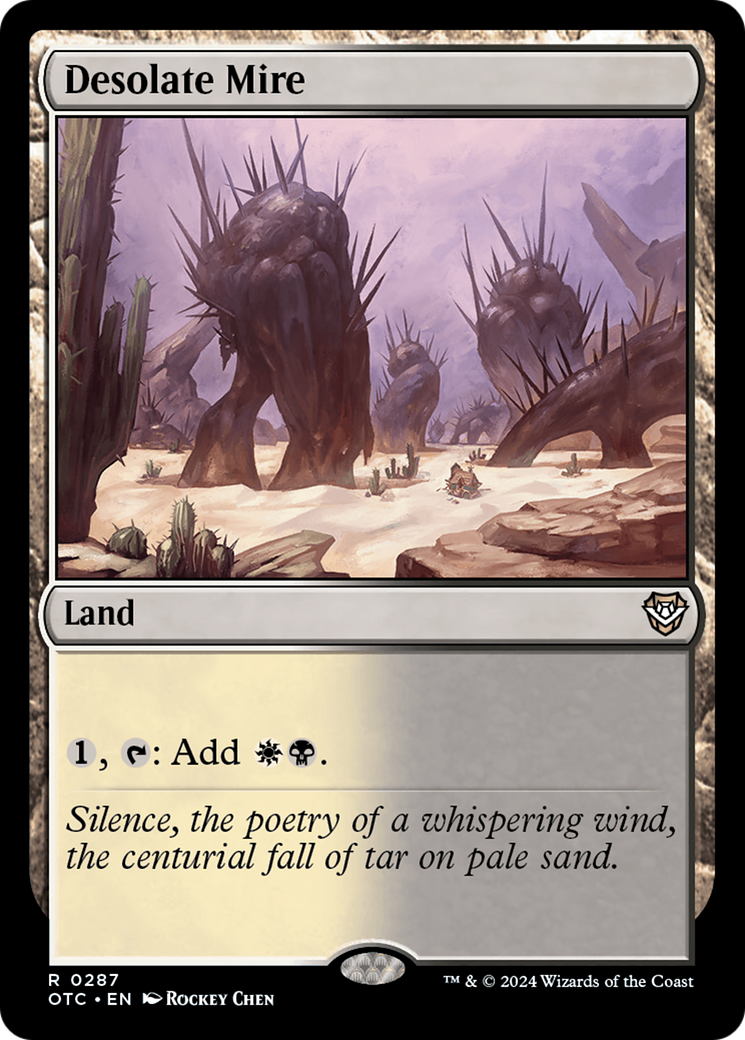 Image of Desolate Mire [Outlaws of Thunder Junction Commander]
