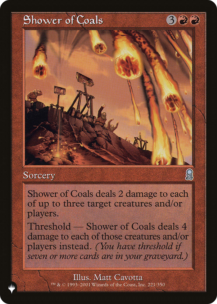 Image of Shower of Coals [The List]
