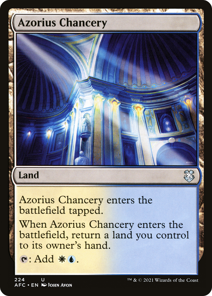 Image of Azorius Chancery [Dungeons & Dragons: Adventures in the Forgotten Realms Commander]