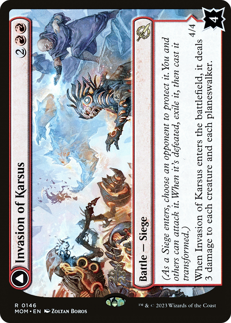 Image of Invasion of Karsus // Refraction Elemental [March of the Machine Prerelease Promos]