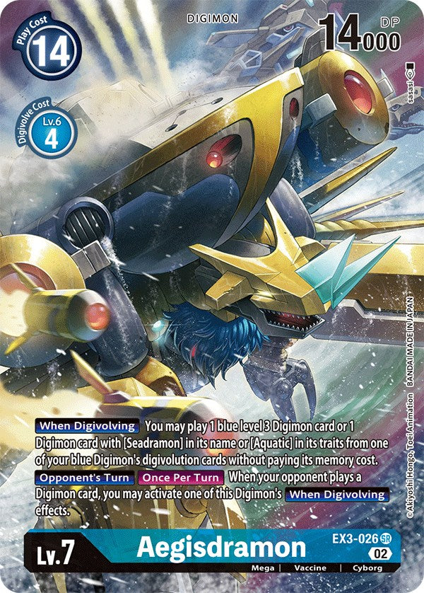 Image of Aegisdramon [EX3-026] (Alternate Art) [Draconic Roar]