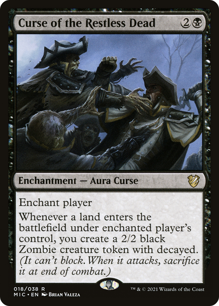 Image of Curse of the Restless Dead [Innistrad: Midnight Hunt Commander]
