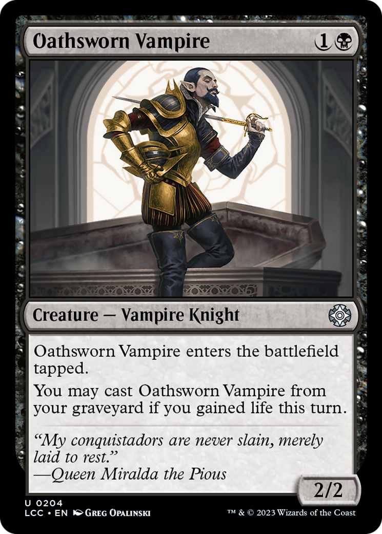 Image of Oathsworn Vampire [The Lost Caverns of Ixalan Commander]