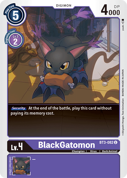 Image of BlackGatomon [BT3-082] [Release Special Booster Ver.1.5]