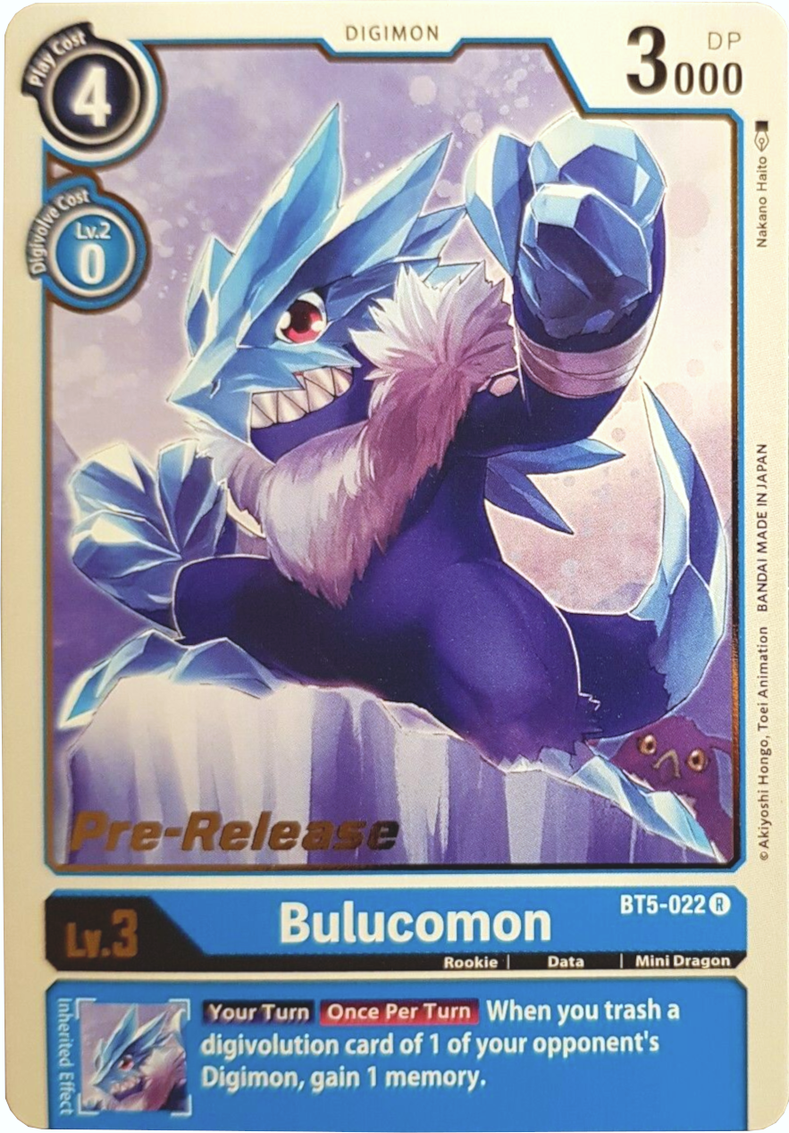 Image of Bulucomon [BT5-022] [Battle of Omni Pre-Release Promos]