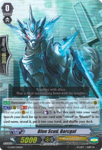 Image of Blue Scud, Barcgal (G-LD03/014EN) [G-Legend Deck Vol.3: The Blaster]