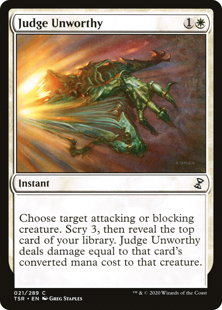 Image of Judge Unworthy [Time Spiral Remastered]