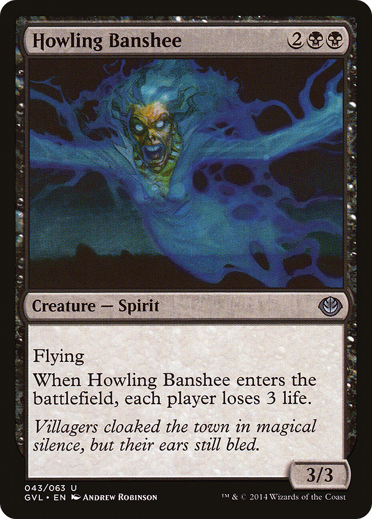 Image of Howling Banshee (Garruk vs. Liliana) [Duel Decks Anthology]