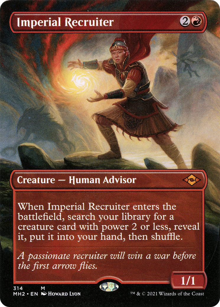 Image of Imperial Recruiter (Borderless Alternate Art) [Modern Horizons 2]