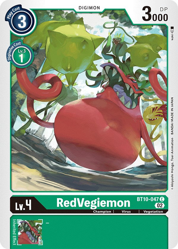 Image of RedVegiemon [BT10-047] [Xros Encounter]