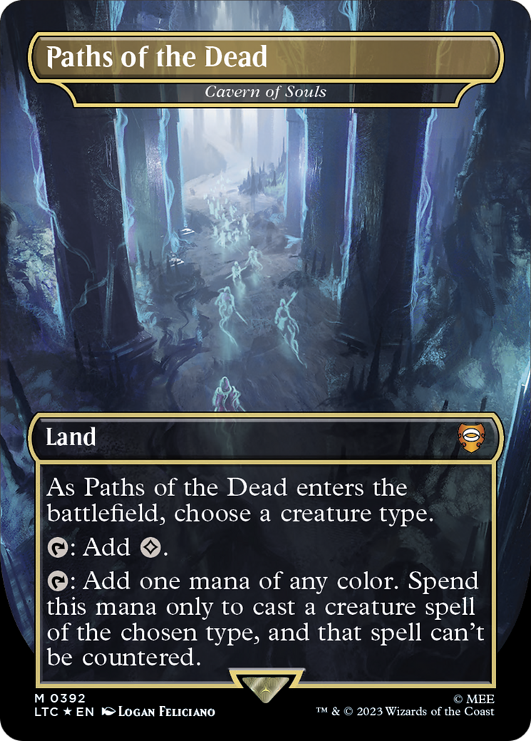 Image of Paths of the Dead - Cavern of Souls (Surge Foil Realms and Relics) [The Lord of the Rings: Tales of Middle-Earth Commander]