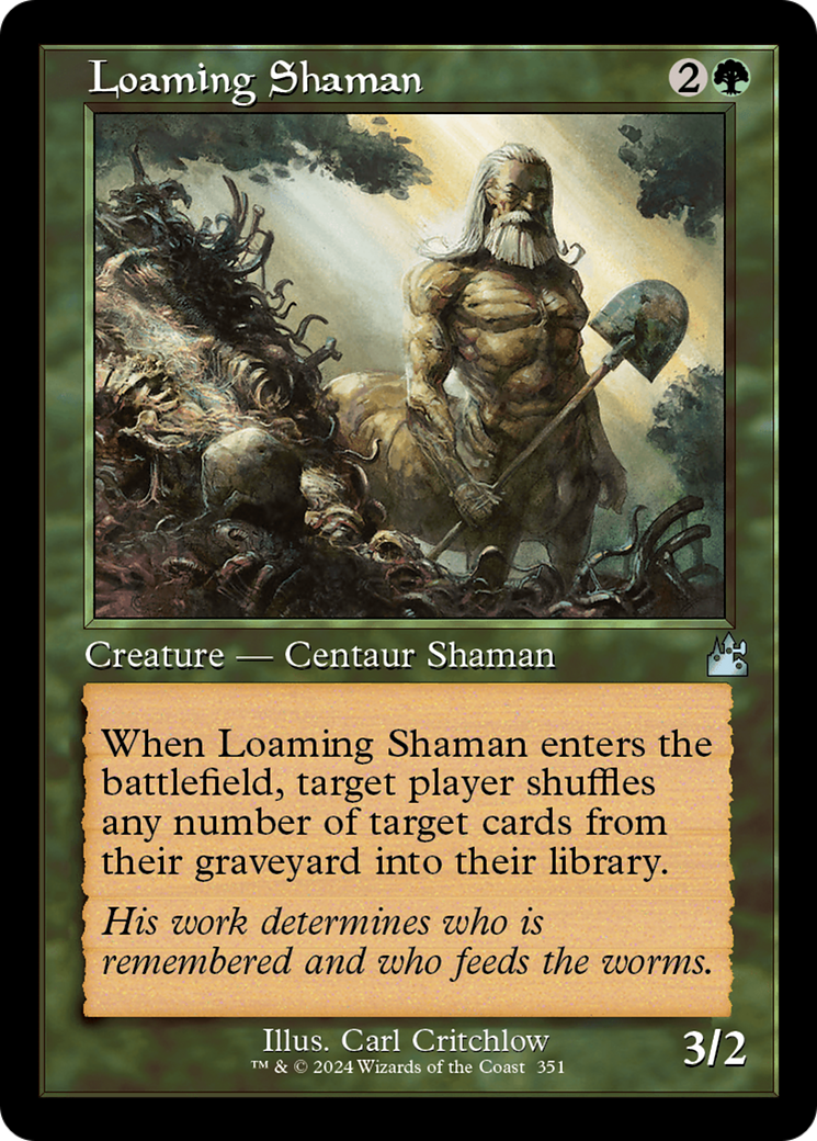 Image of Loaming Shaman (Retro Frame) [Ravnica Remastered]