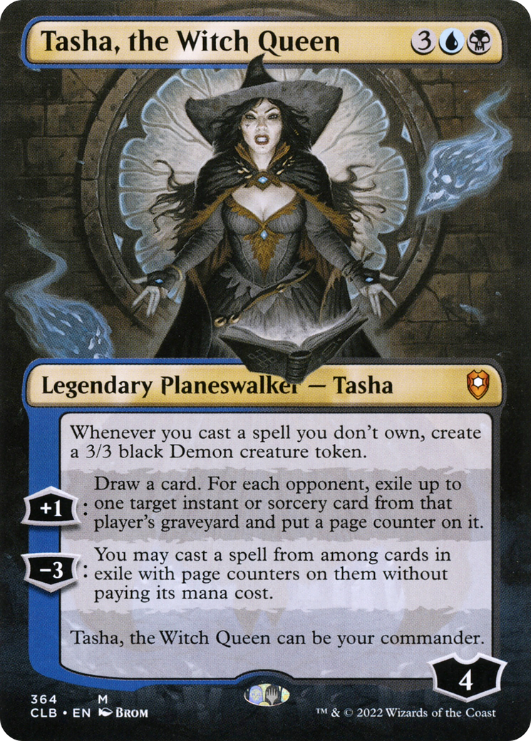 Image of Tasha, the Witch Queen (Borderless) [Commander Legends: Battle for Baldur's Gate]