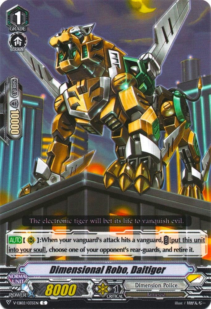Image of Dimensional Robo, Daitiger (V-EB02/035EN) [Champions of the Asia Circuit]