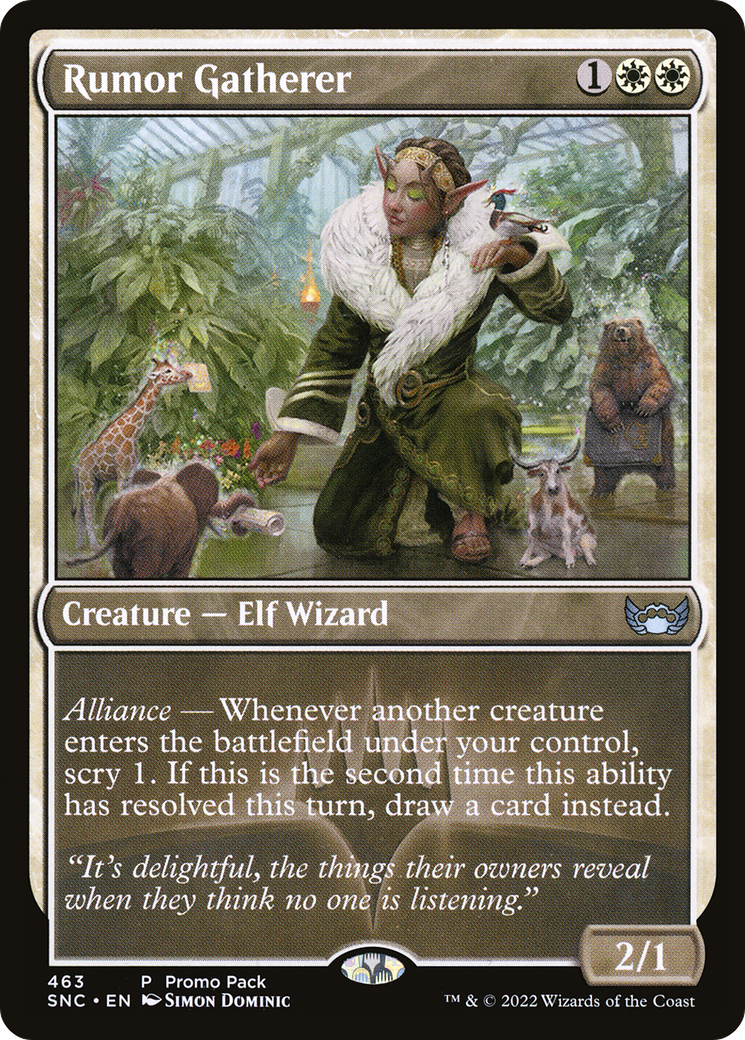 Image of Rumor Gatherer (Promo Pack) [Streets of New Capenna]