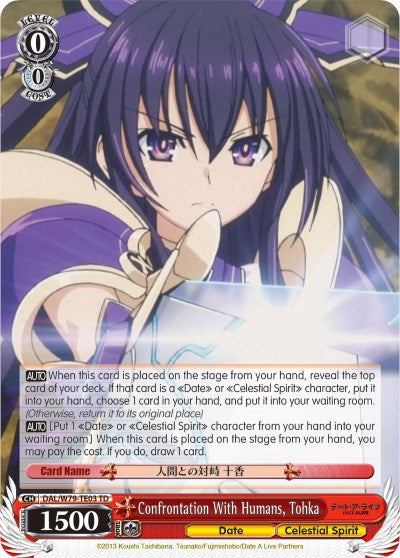 Image of Confrontation With Humans, Tohka (DAL/W79-TE03 TD) [Date A Live]