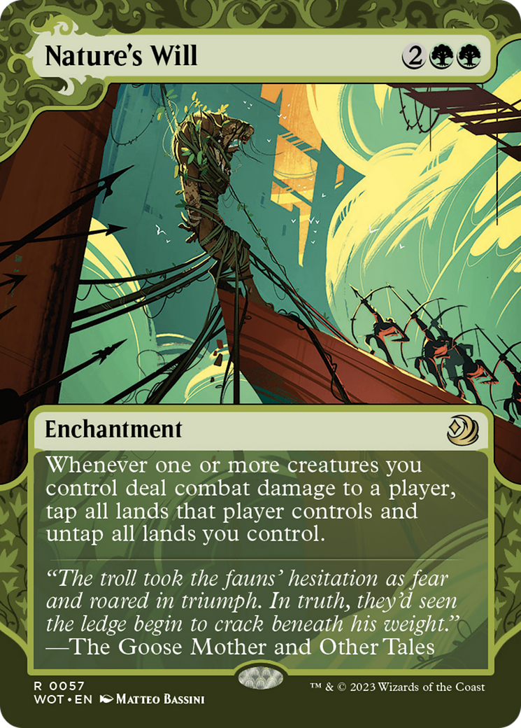 Image of Nature's Will [Wilds of Eldraine: Enchanting Tales]