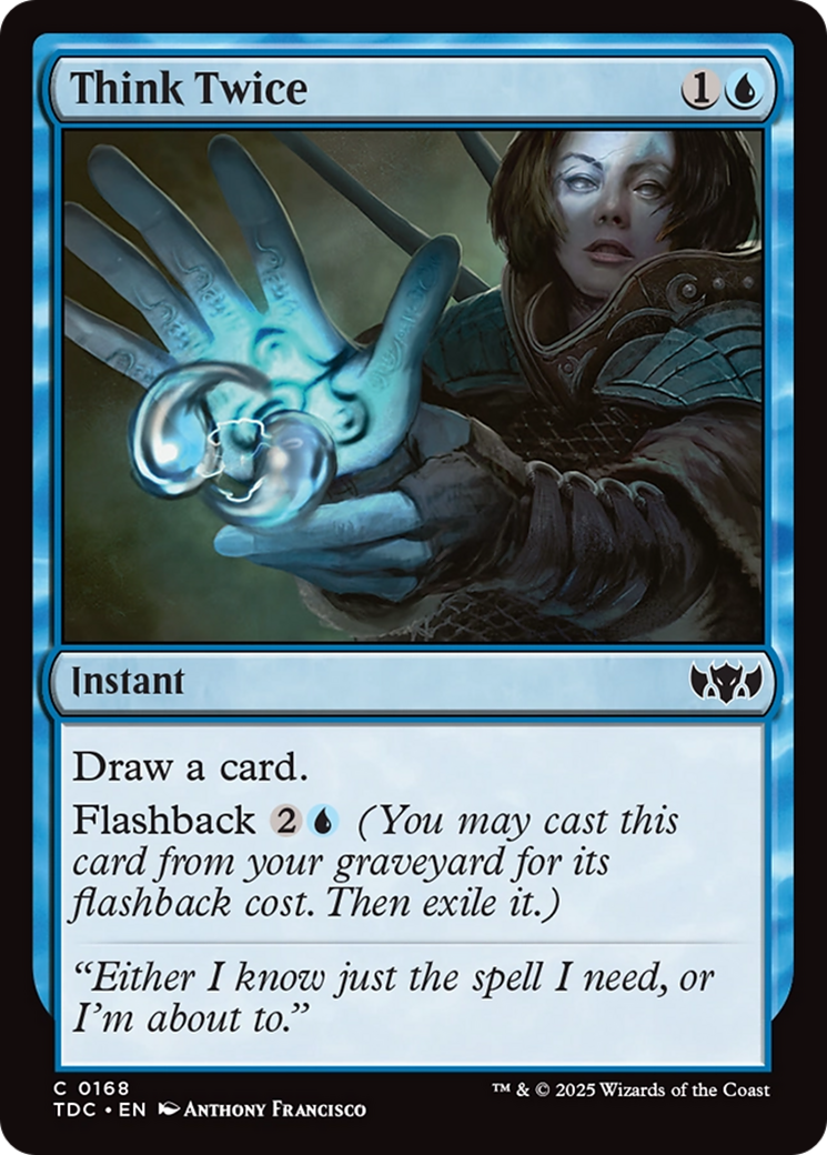 Image of Think Twice [Tarkir: Dragonstorm Commander]