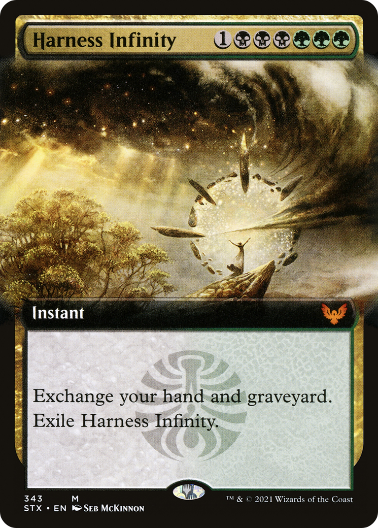 Image of Harness Infinity (Extended Art) [Strixhaven: School of Mages]