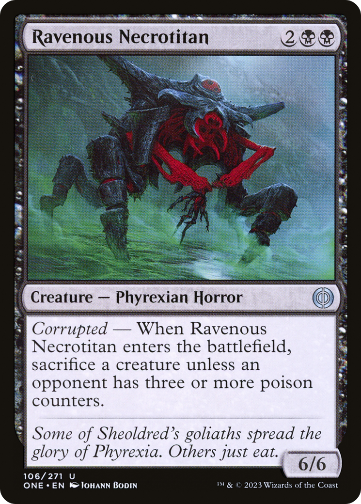 Image of Ravenous Necrotitan [Phyrexia: All Will Be One]