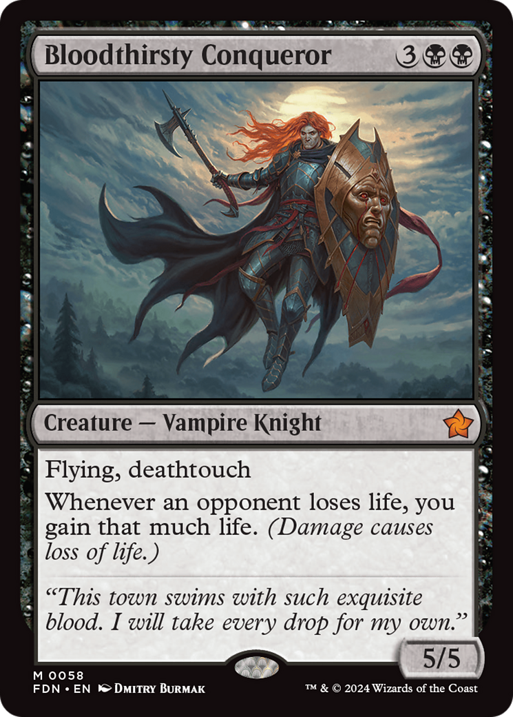 Image of Bloodthirsty Conqueror [Foundations]