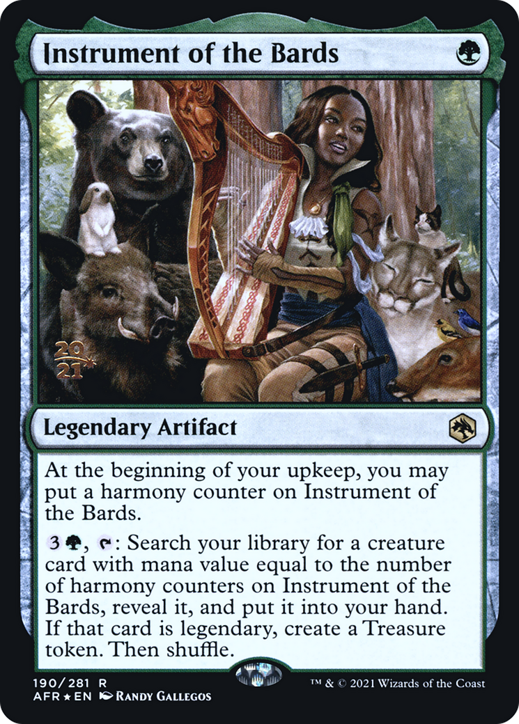 Image of Instrument of the Bards [Dungeons & Dragons: Adventures in the Forgotten Realms Prerelease Promos]
