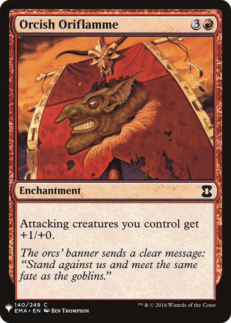 Image of Orcish Oriflamme [Mystery Booster]