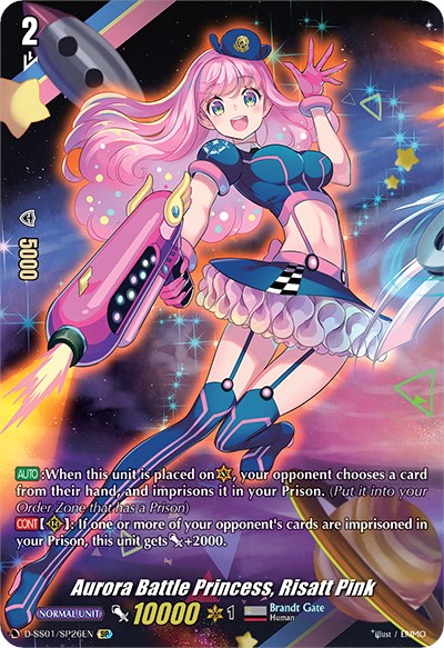 Image of Aurora Battle Princess, Risatt Pink (D-SS01/SP26EN) [Festival Collection 2021]