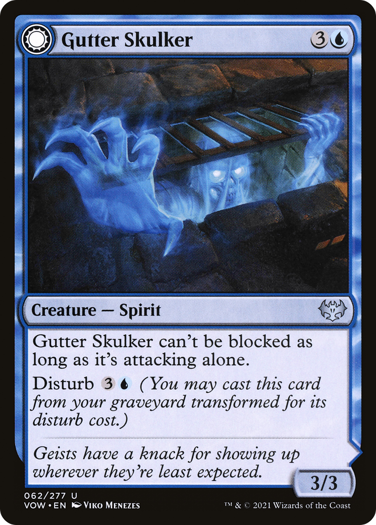 Image of Gutter Skulker // Gutter Shortcut [Innistrad: Crimson Vow]