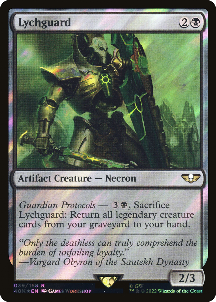 Image of Lychguard (Surge Foil) [Warhammer 40,000]
