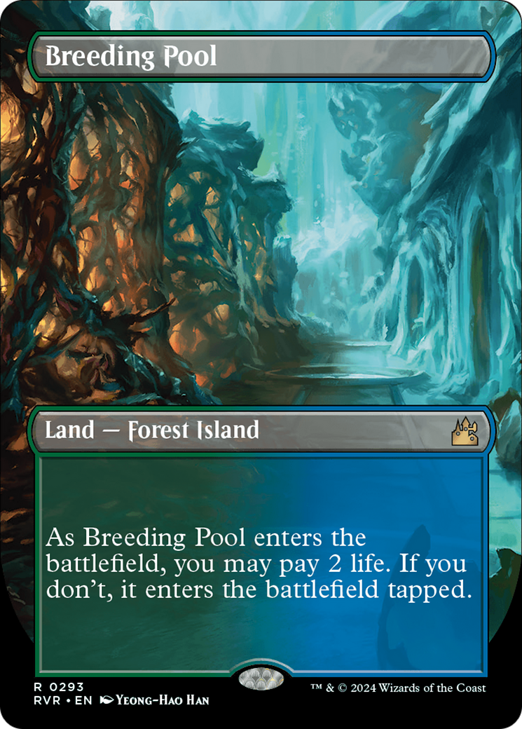 Image of Breeding Pool (Borderless) [Ravnica Remastered]