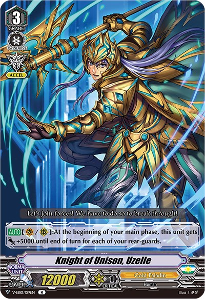 Image of Knight of Unison, Uzelle (V-EB10/019EN) [The Mysterious Fortune]